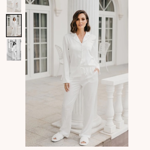 LeRose Other - Le Rose Satin Pajama Set